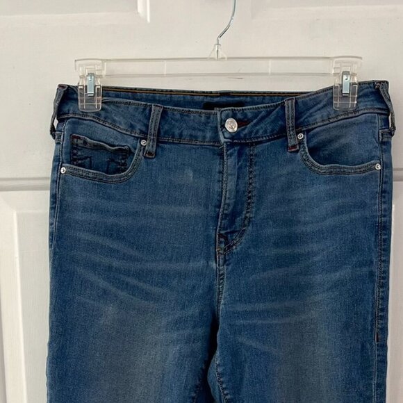 True Religion Woman's Jennie Curvy Mid-Rise Super Skinny JEans Sz 31 - Picture 3 of 13